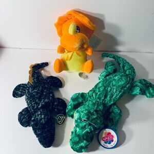 Plush Toys Alligators and Rino Plush Toy Bundle